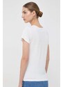 Morgan t-shirt donna colore bianco
