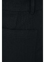 Victoria Beckham pantaloni in misto lana colore nero