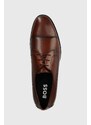 BOSS scarpe in pelle Colby uomo colore marrone 50511896