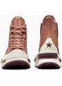 Converse scarpe da ginnastica in pelle Run Star Legacy Cx donna colore marrone A05423C