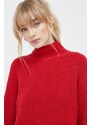 Marc O'Polo maglione in cotone colore rosso