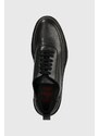 HUGO scarpe in pelle Denzel uomo colore grigio 50512707