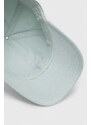 BOSS berretto da baseball in cotone colore turchese