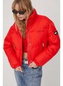 Tommy Jeans giacca donna colore rosso