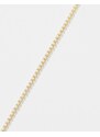 Orelia - Bracciale tennis placcato oro con perle
