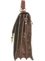 CHIAROSCURO ERCOLE XXL : cartella ufficio / borsa lavoro, uomo / donna, in cuoio, colore : MARRONE, Made in Italy