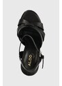 Aldo sandali in pelle AFAONI colore nero