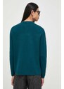 Samsoe Samsoe maglione uomo colore turchese