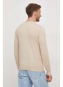 Guess maglione con aggiunta di seta colore beige