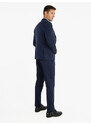 New Marshll Completo Uomo In Cotone Tinta Unita Blazer Blu Taglia 52