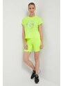 Dkny t-shirt in cotone donna colore giallo