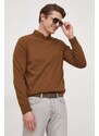 BOSS maglione in cotone colore marrone
