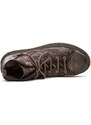 sneakers spazzolata in camoscio grigio-41