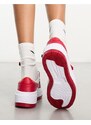 Air Jordan 1 Elevate - Sneakers basse bianche e rosso fuoco