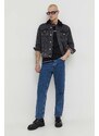 Karl Lagerfeld Jeans giacca di jeans uomo colore nero