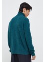 Samsoe Samsoe maglione in lana uomo colore verde