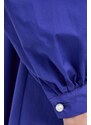 Custommade vestito in cotone colore blu