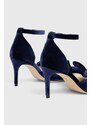 Custommade sandali Marita Velvet colore blu navy 998620031