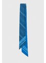 Furla foulard in seta colore blu