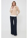 Custommade maglione in lana donna colore marrone