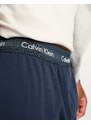 Calvin Klein - Joggers da casa blu navy con fascia in vita con logo