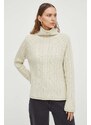 Lovechild maglione in lana donna colore beige