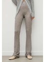 Remain pantaloni donna colore grigio