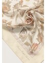 Lauren Ralph Lauren foulard in seta colore beige