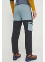 Smartwool pantaloni da esterno Hudson colore grigio