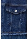 Karl Lagerfeld Jeans giacca di jeans uomo colore blu navy