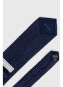 Michael Kors cravatta in seta colore blu navy