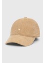 Carhartt WIP berretto da baseball in cotone Harlem Cap colore beige I028955.1YAXX