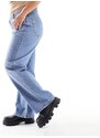 ASOS Curve ASOS DESIGN Curve - Easy - Jeans dritti blu