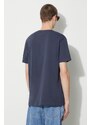 Wood Wood t-shirt in cotone Ace AA Logo uomo colore blu navy 10285709.2222