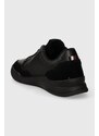 Tommy Hilfiger sneakers in pelle ELEVATED CUPSOLE LTH MIX colore nero FM0FM04929