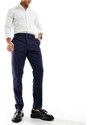 Selected Homme - Pantaloni eleganti slim blu navy