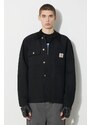 Carhartt WIP giacca di jeans Michigan Coat uomo colore nero I031519.0