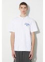 Carhartt WIP t-shirt in cotone S/S Mechanics T-Shirt uomo colore bianco I032880.02XX