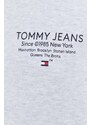 Tommy Jeans felpa in cotone uomo colore beige