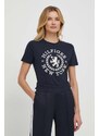 Tommy Hilfiger t-shirt in cotone donna colore blu navy