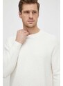 Armani Exchange maglione in cotone colore beige