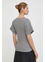By Malene Birger t-shirt donna colore grigio