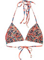 La DoubleJ Swimwear gend - Triangle Bikini Top Moonflower Navy S 80% Polyamide 20% Elastane
