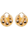 La DoubleJ Jewelry gend - Hathor Earrings Ivory One Size 70%Polyester 30%Metal