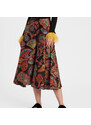 La DoubleJ Skirts gend - Milano Skirt Sicomore Black M 93% Polyester 4% Silk 3% Nylon
