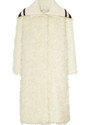 La DoubleJ Outerwear gend - Iris Coat Ivory L 80%Mohair 20%Polyammide