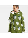 La DoubleJ Knitwear gend - Lampone Hoodie Green L 68%Wool 30%Viscose 2%Polybutylene Terephthalate