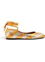 La DoubleJ Shoes gend - Ballerina Flats Orange 36 83%Polyurethane 12%Polyester 5%Viscose