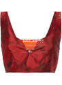 La DoubleJ Shirts & Tops gend - Baia Crop Top Ruby Red L 45% Polyester 44% Recycled Polyester 11%Metal
