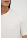 Iceberg t-shirt in cotone uomo colore beige